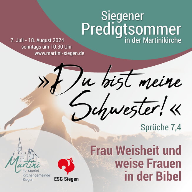 SIEGENER PREDIGTSOMMER - Diplomatisch wider die Beratungsresistenz