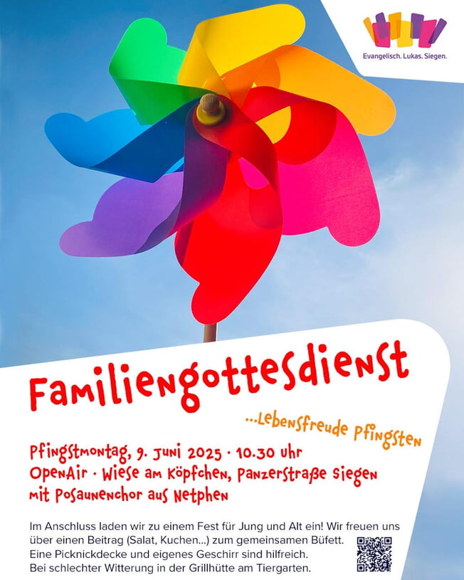 OpenAir Familiengottesdienst Pfingstmontag