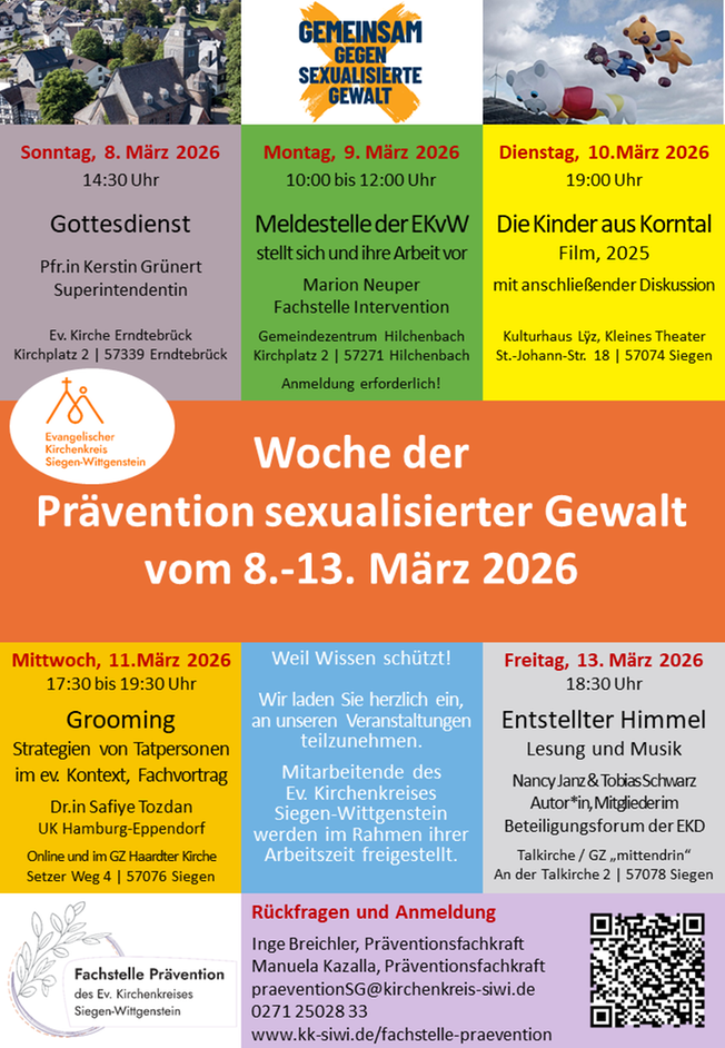 Woche der Pr&auml;vention: Grooming &ndash; Welche Strategien wenden Tatpersonen im Rahmen von sexualisierten Missbrauchstaten in Evangelischen Kontexten an?