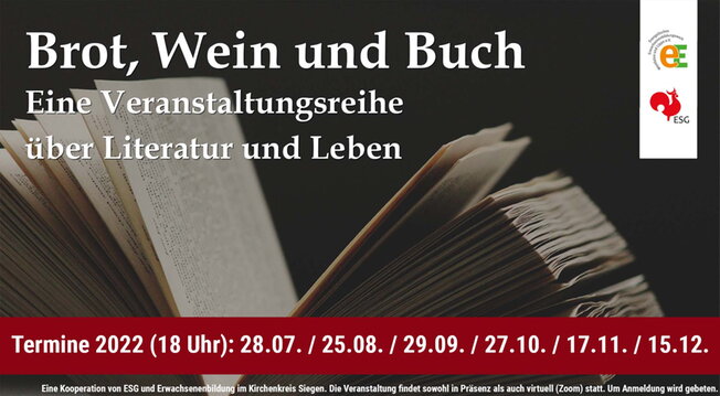 Brot, Wein und Buch mit Maximilian Burkard