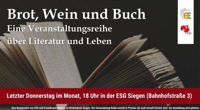 Brot, Wein und Buch mit Prof. Dr. Thomas Naumann