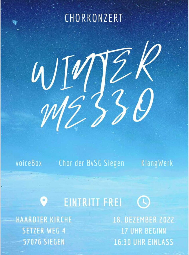 Chorkozert - Winter MEZZO